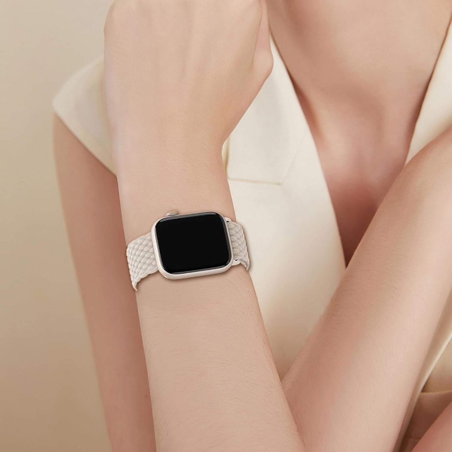 Nylon Strap Compatible with Apple Watch Strap Ultra 2/Ultra 49 Mm 46 Mm 45/44/42 Mm (Series 3 2 1) image number 3