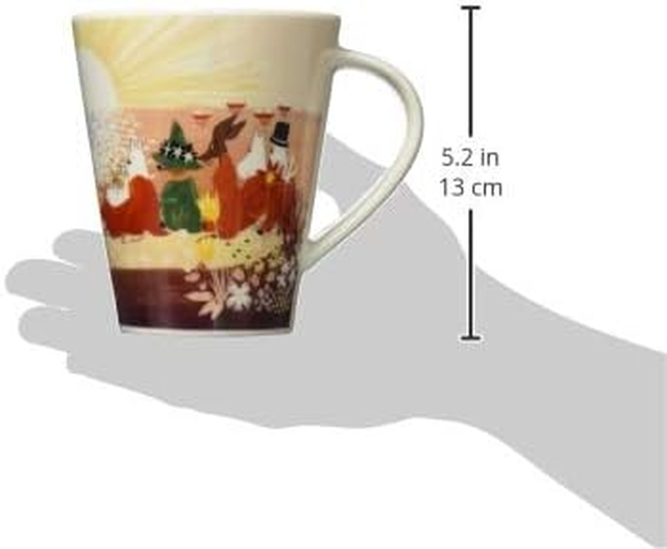 Yamaka Shoten MM3202-35 Luonto Big Mug, Large, Sunset, Approx. 16.9 Fl Oz (500 Ml), Microwave Safe, Moomin Goods, Scandinavian, Mother'S Day, Gift, Tableware, Gift, Wedding Gift, Made in Japan image number 3