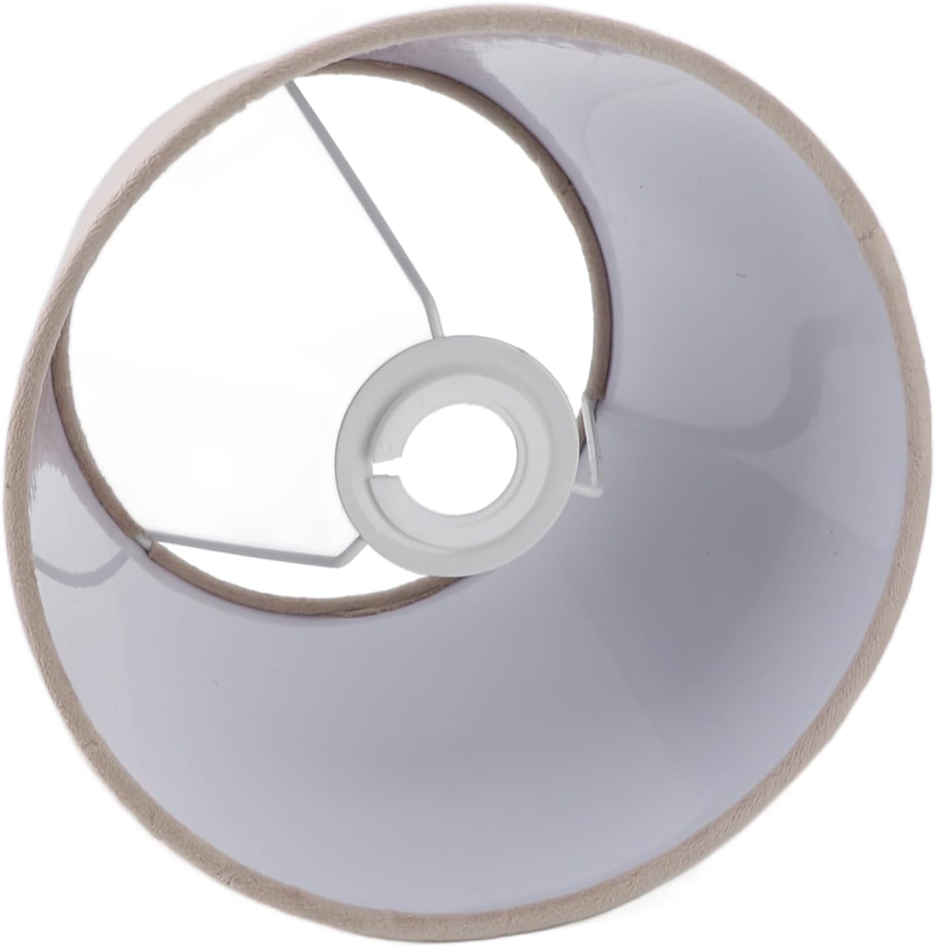 Lamp Shades, 6.5 X 8.5 X 6.3 Inch Modern Fabric Lampshade, Small Handmade Lampshade for Table Lamp Chandeliers Wall Floor Bedside Lamp, Easy Assembly Required (Beige) image number 5