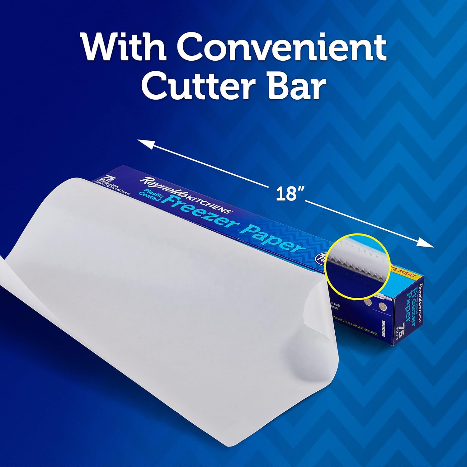 Reynolds Freezer Paper, Plastic Coated, 50 Sq Ft - White image number 1