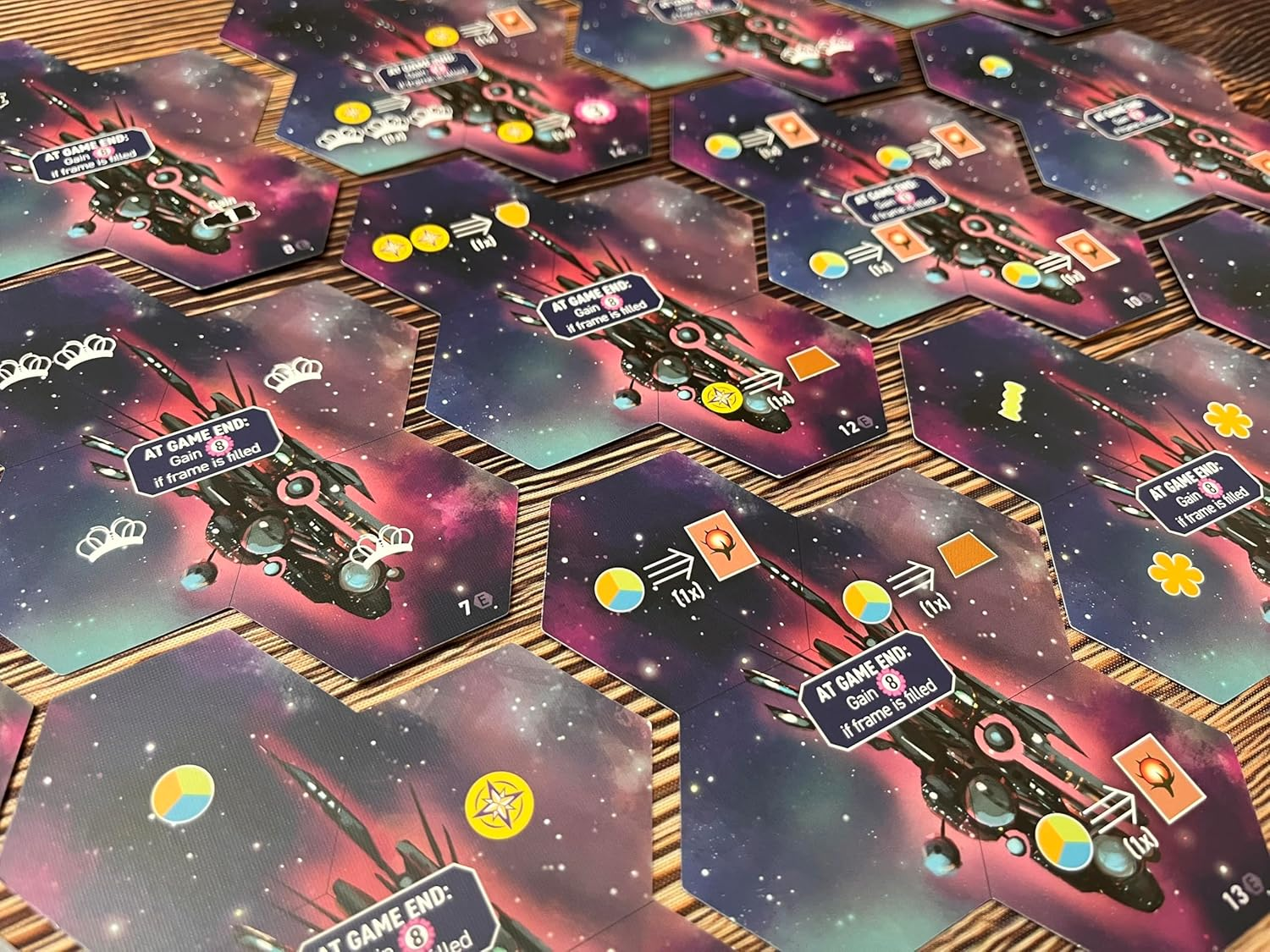 Stonemaier Games: Apiary: Expanding the Hive Expansion | New Unique Frames, Additional Tiles, and More! | Add to Apiary - a Strategy Board Game about Bees in Space | 1-5 Players, 90 Mins, Ages 14+