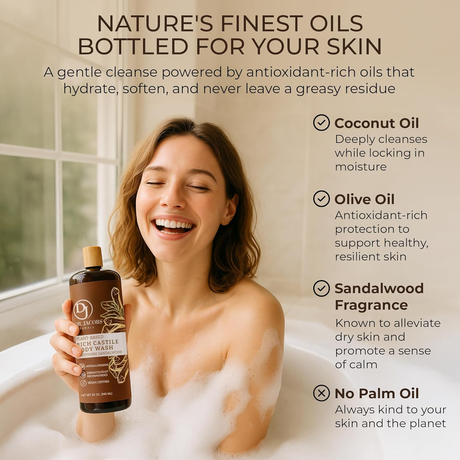 Dr. Jacobs Naturals Castile Liquid Soap - 16 Oz - Lavender image number 2