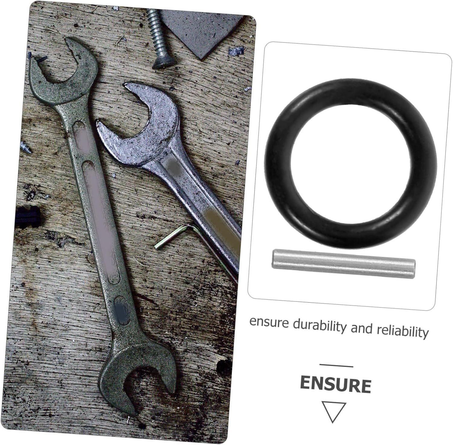 WHAMVOX Electric Wrench Socket Retainer -Ring 6 Sets Sturdy Drive Retaining Pin for 8-19Mm Sockets Compatible Torque Multiplier Wrench Tools image number 4