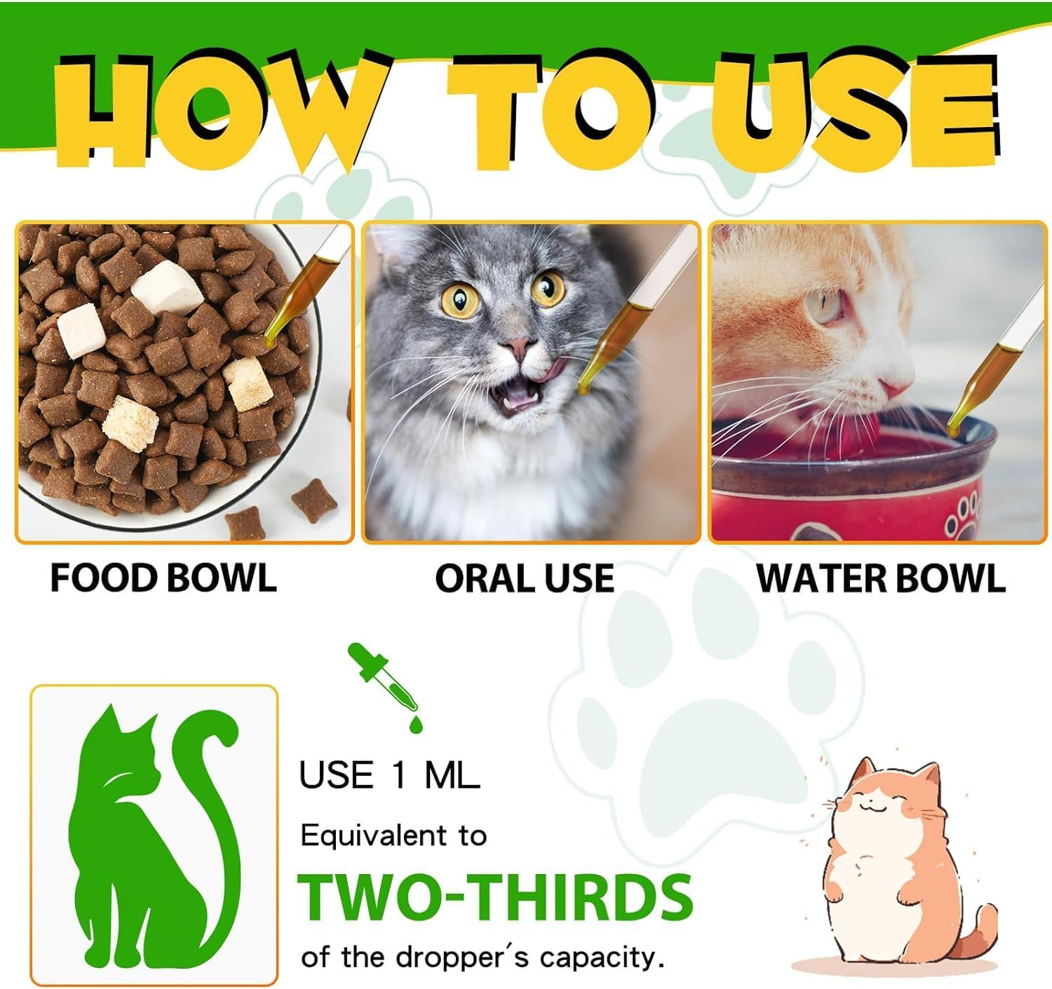 Cat Constipation Relief Drops 60Ml | 100% Natural Cat Laxative with 6 Probiotics | Effective Stool Softener for Cats | Promotes Digestive Health | Chicken Flavour image number 2