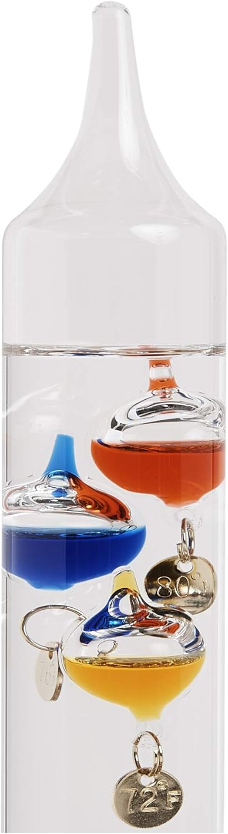 Acurite 00795A2 Galileo Thermometer with Glass Globe Barometer image number 1