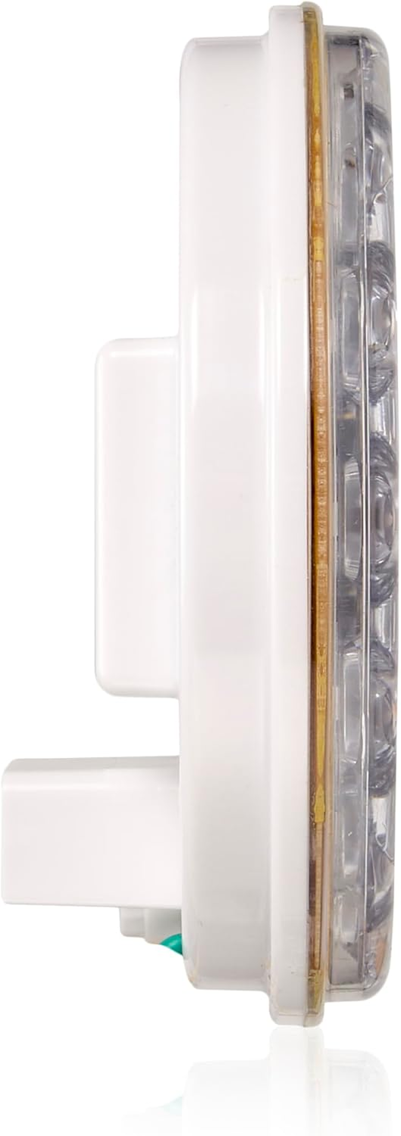 Maxxima 4" round LED Clear Flashing Warning Light & Park/Turn for Trucks and Heavy Duty image number 3