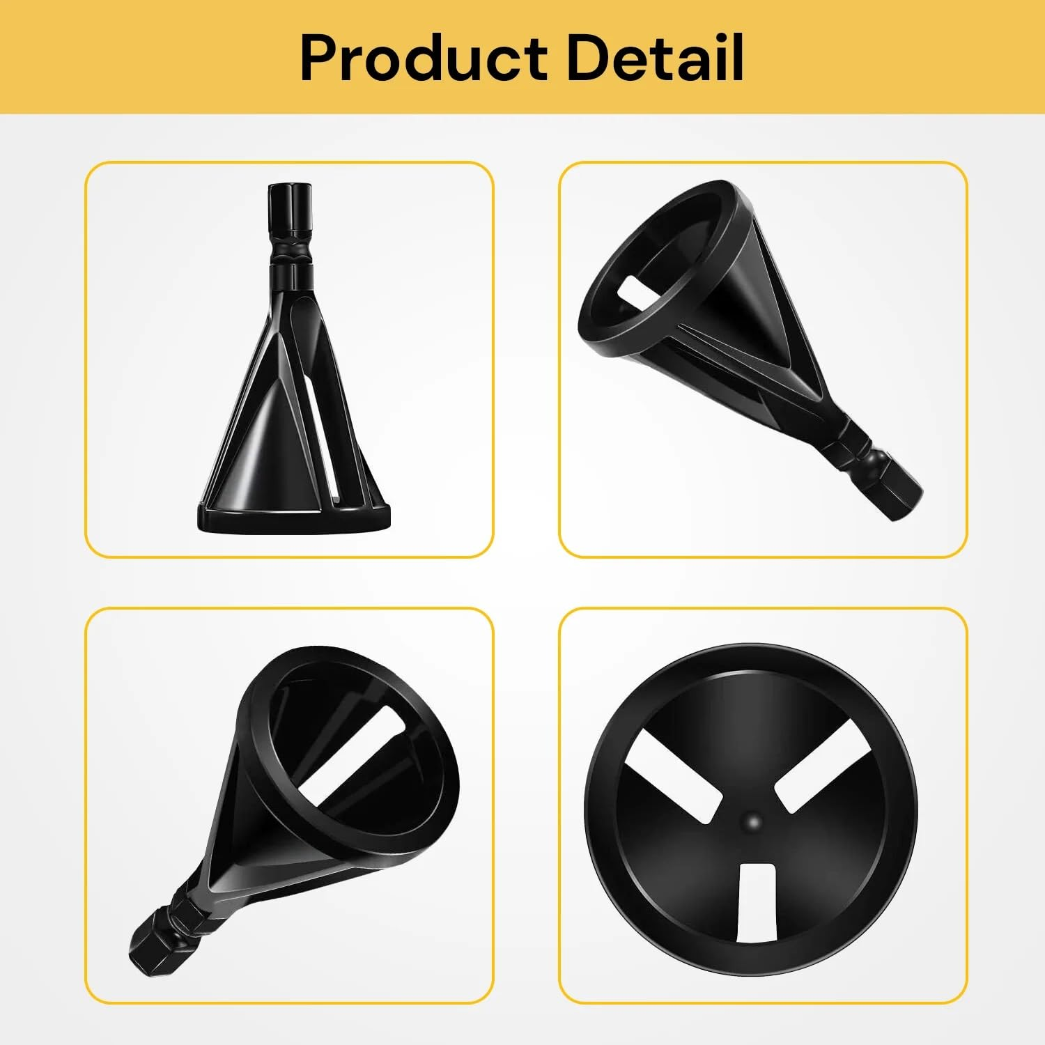 EZONEDEAL Deburring External Chamfer Tool Bit Remove Cutter Quick Release Repair Tools Hex Shank Bolt Deburring Tool for for Steel, Metal, Aluminum,Wood, Plastic - Metal Bolt Chamfering Tool (2 PCS) image number 5