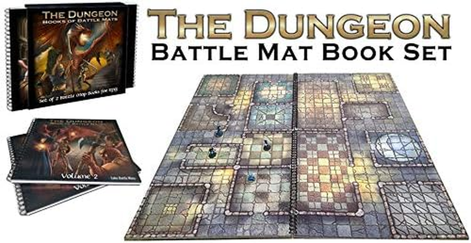 Loke Battlemats the Dungeon Books of Battle Mats Dice and Accesories image number 2