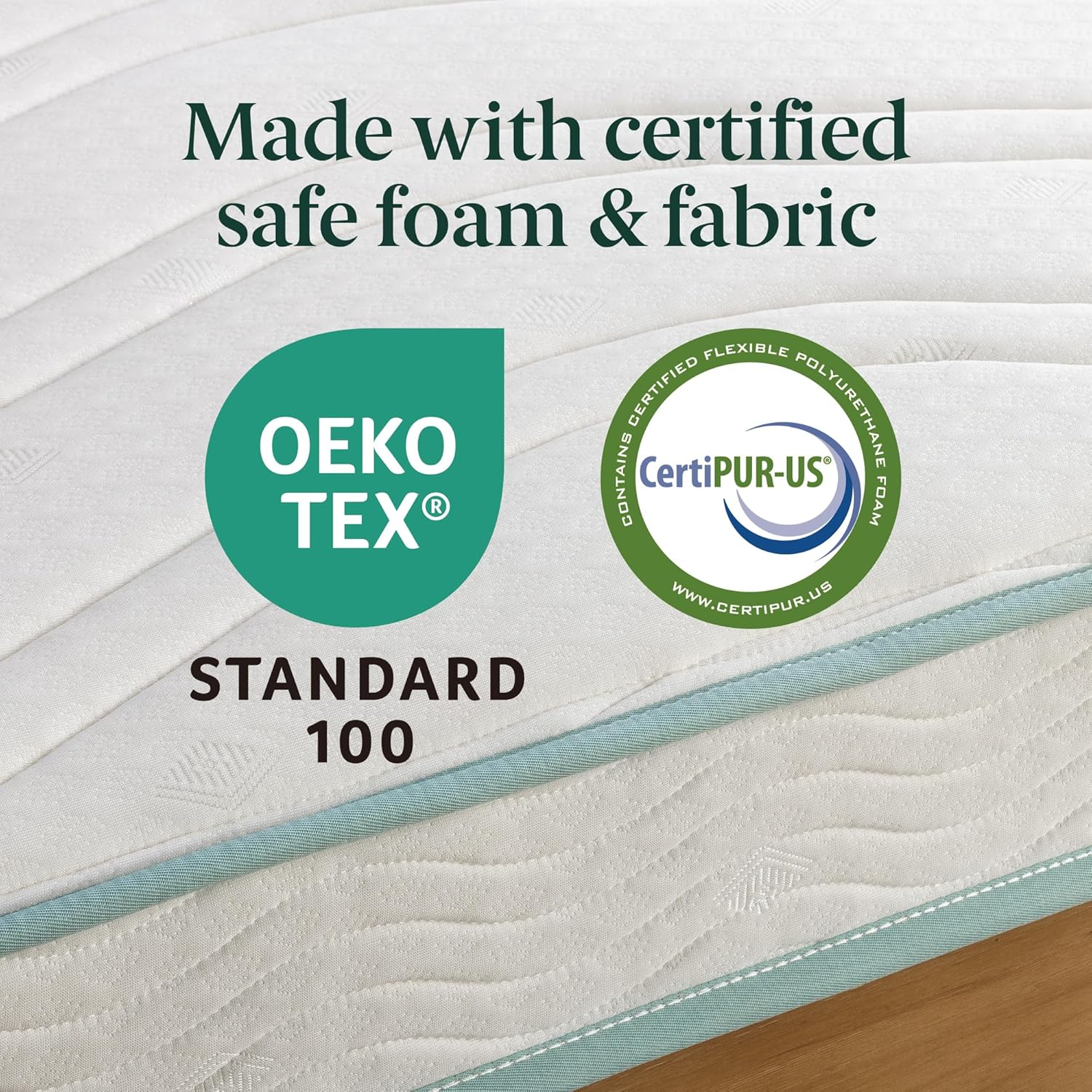 Zinus Essentials Innerspring 15Cm Queen Mattress Spring Bed - Blue Piping, Foam Comfort Tight Top image number 2