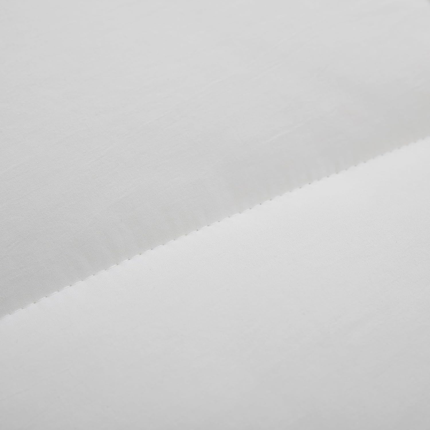 300GSM Ultra Soft Microfibre Quilt, Single Quilt Bedroom Lightweight and Breathable Quilt Comforter for All Seasons (140 * 210Cm, White) image number 4