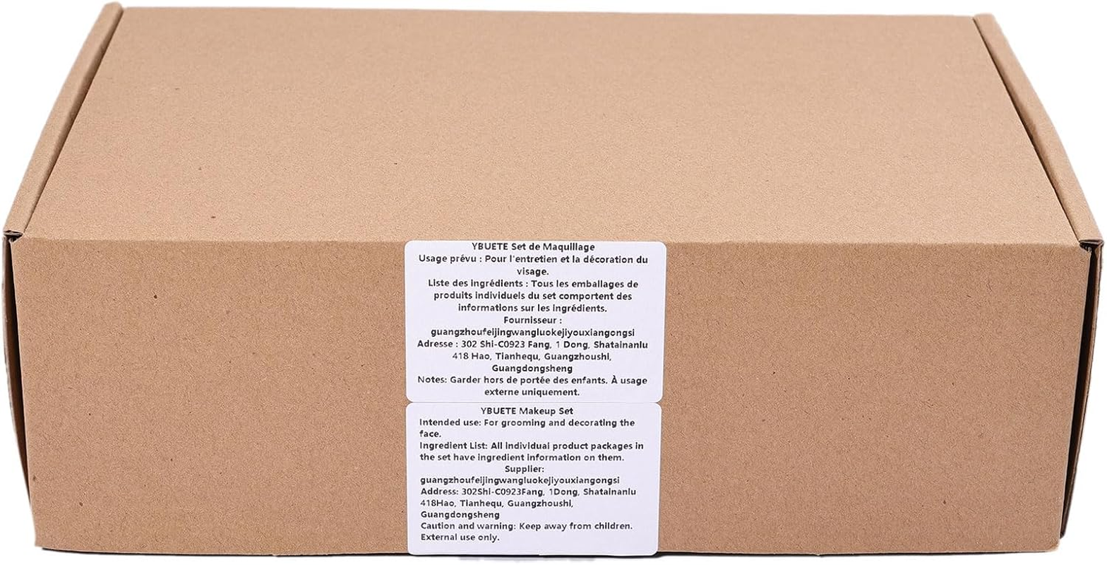 YBUETE Makeup Set for Women Girls Teens Full Kit, Makeup Present Set for Beginners and Professionals Include Eyeshadow Palettes, Foundation, Liquid Lipsticks Kit