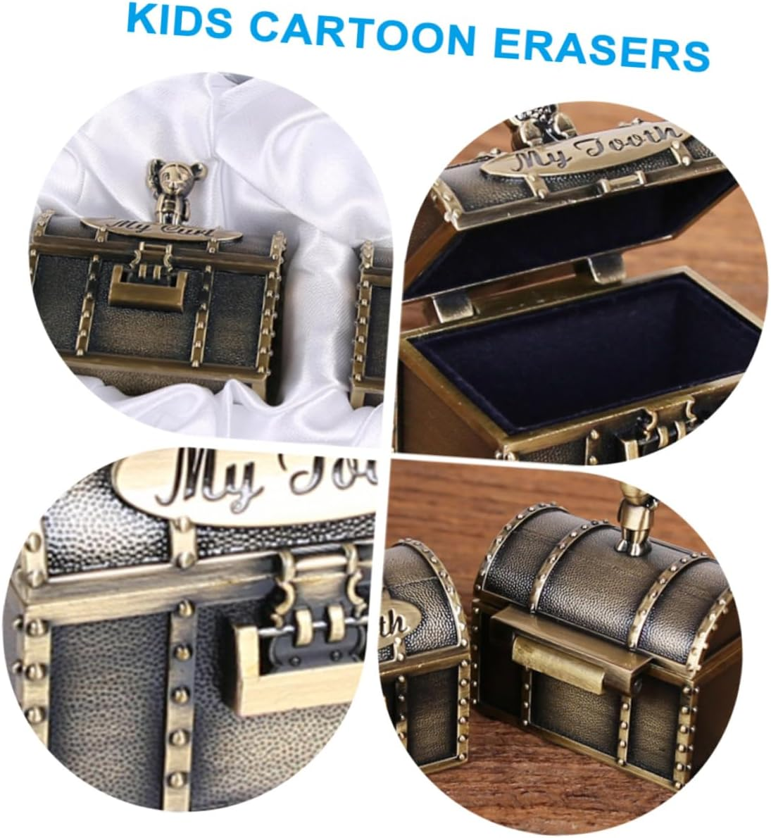 2Pcs Fetal Hair Storage Box Boys and Girls Keepsake Teeth Case Curl Boxes for Newborn image number 2