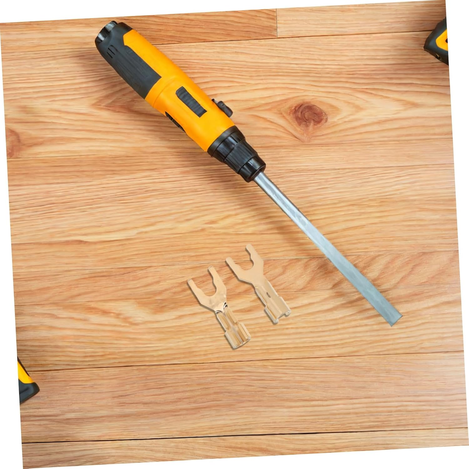 Ifundom 2Pcs Speaker Spade Connectors: Hifi Speaker Wire Connectors - Y Spade Plugs for Audio Amplifiers Home Theater and Recording Studios image number 2