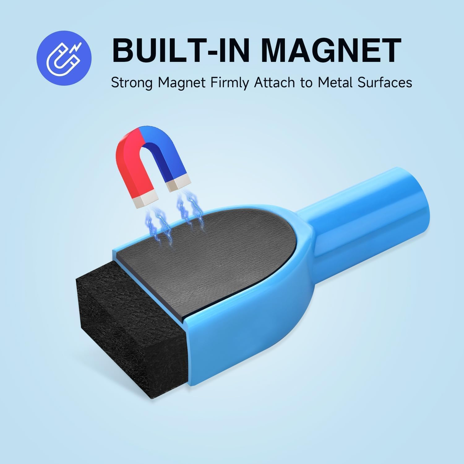 Magnetic Dry Erase Markers Fine Tip - 12 Colors Whiteboard Markers with Eraser Cap, Low Odor Thin Dry Erase Markers for Kids Teachers, Work on White Board & Calendar, Refrigerator, Kids Gift image number 3