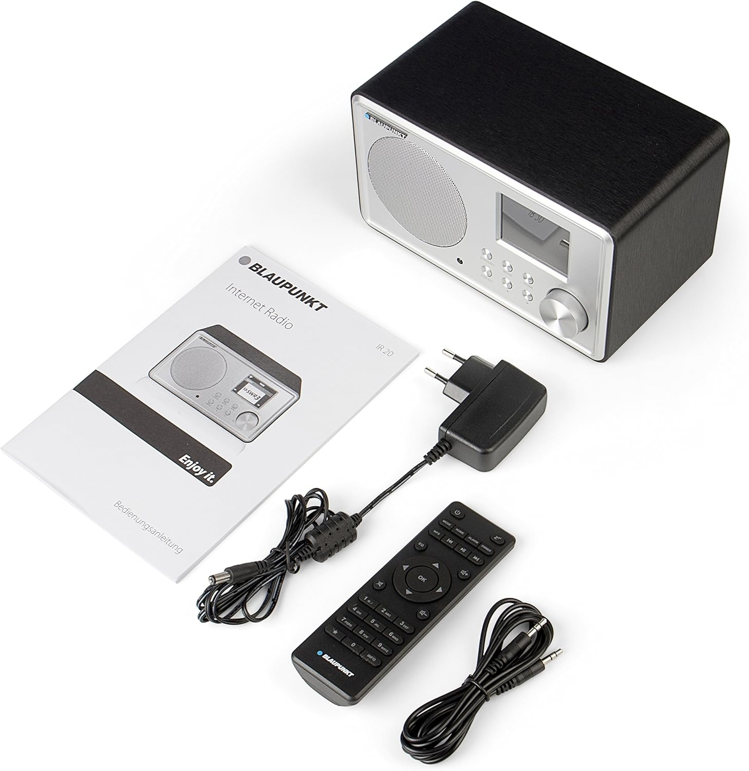 Blaupunkt IR 20 Internet Radio, Digital Radio, Colour Display, Aux In, Alarm Clock, Black image number 1