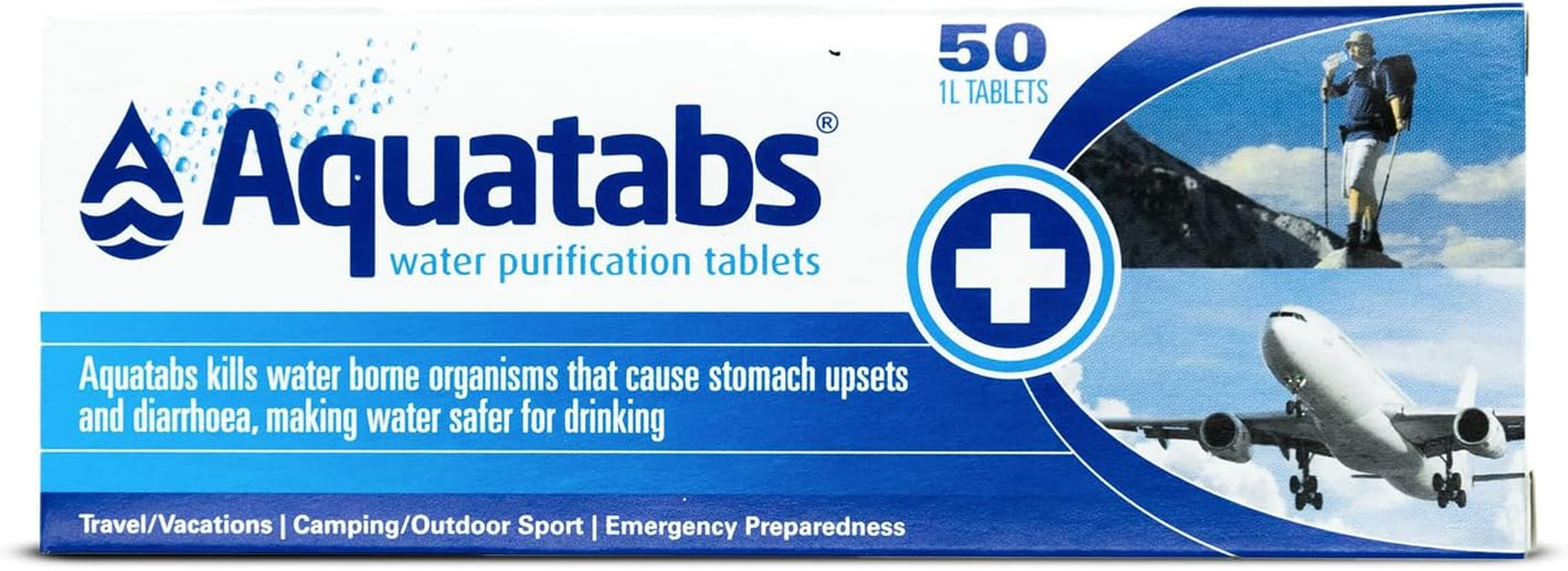 Aquatabs Water Purification 50 Tablets image number 2