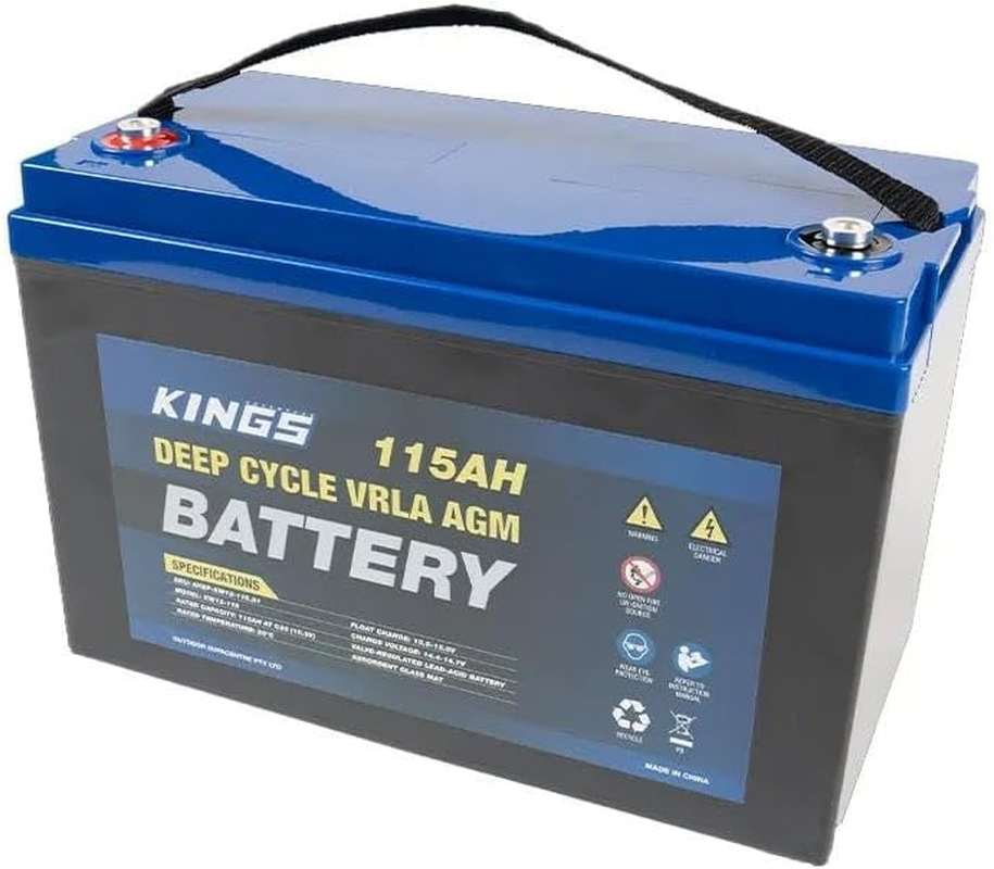 Adventure Kings AGM Deep Cycle Battery 115AH + Rechargeable Lithium LED Worklight image number 4