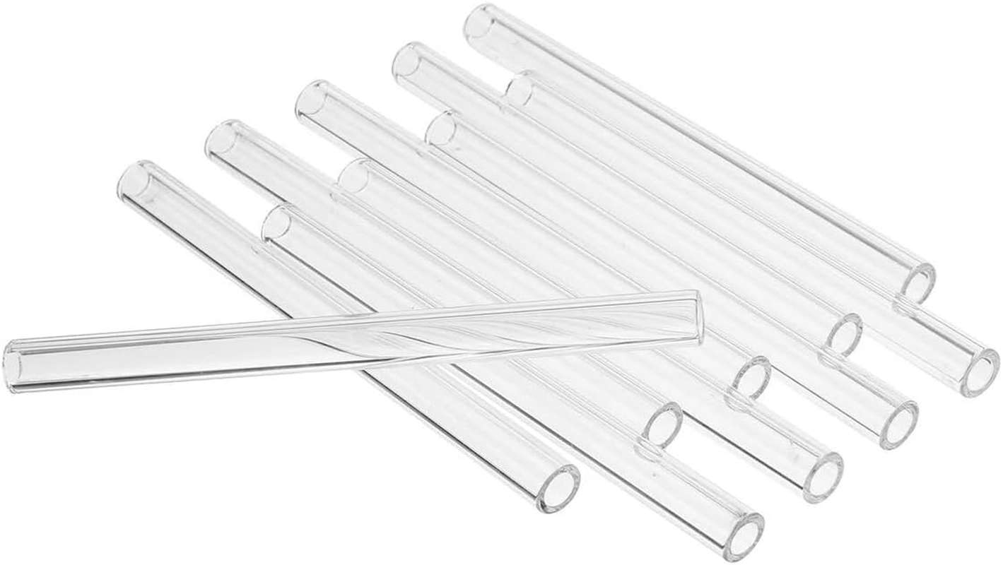 10Pcs 100Mm OD 8Mm 1.5Mm Thick Wall Borosilicate Glass Blowing Tube Tubing Clear