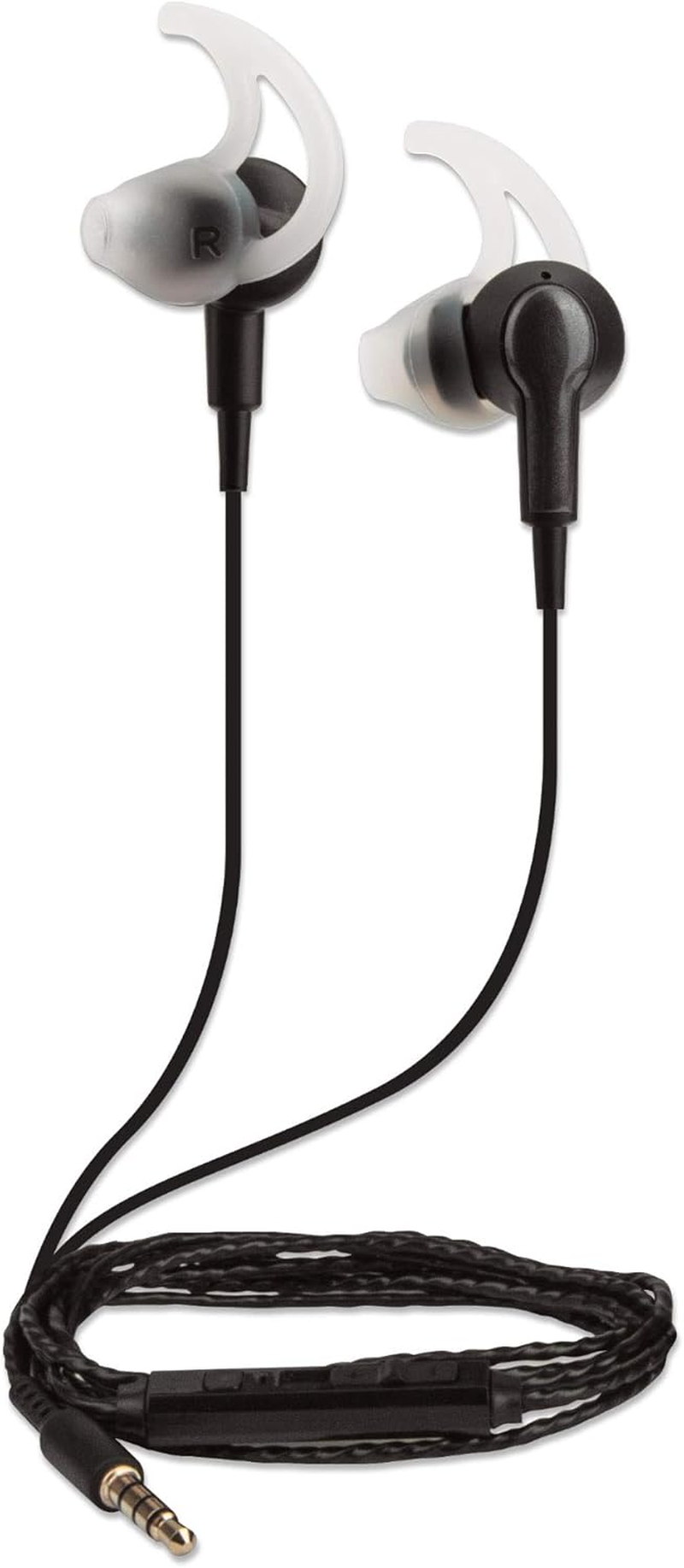 Manhattan 179607 In-Ear Sports Headphones with Built-In Microphone image number 1