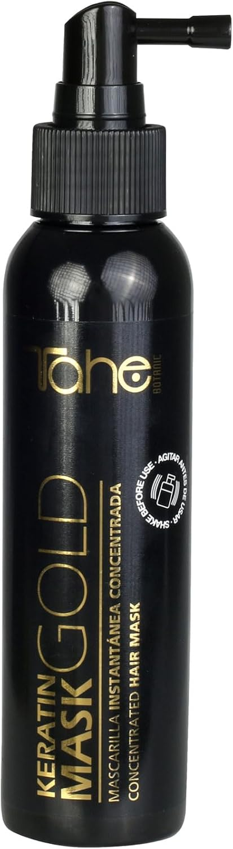 Tahe Keratin Gold Mask Concentrated Instant Hair Mask with Liquid Gold and Keratin, 125 Ml image number 3