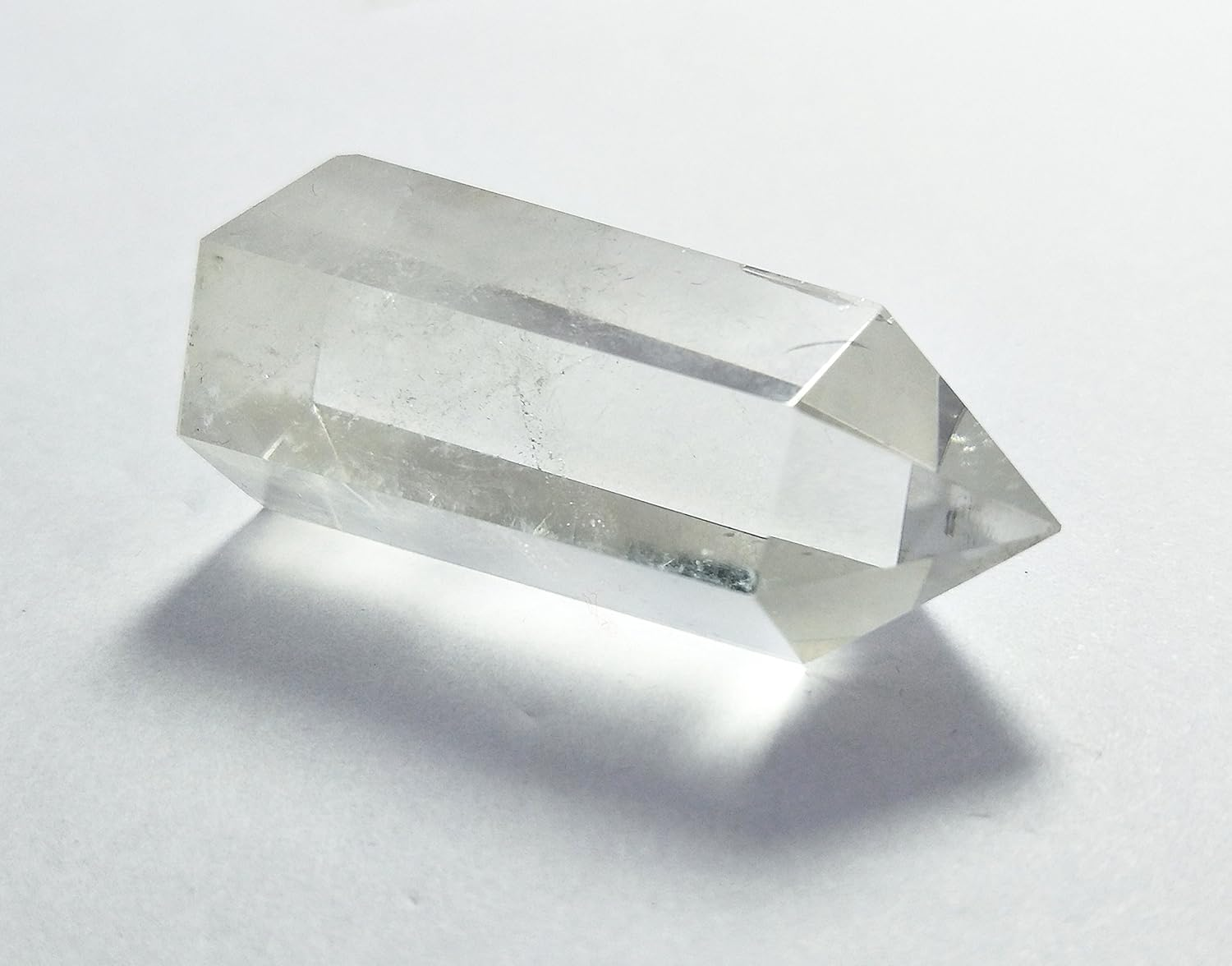 Healing Stone Wand of Clear Quartz Crystal Pointed & Faceted Prism Bar for Reiki Chakra Meditation Therapy Deco