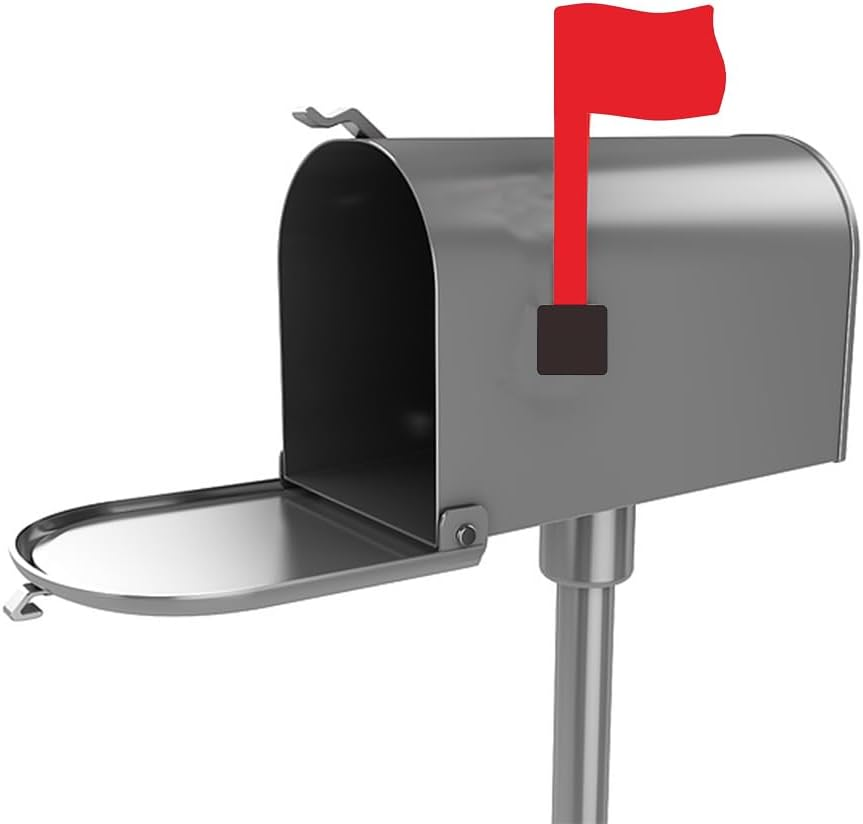 Easy-Install Mailbox Flag Replacement Kit Upgrade Your Mailbox with a Red Flag,Fits All Mailboxes,Wall Mount Mailbox Flag,Mailbox Flag Replacement (1) image number 6