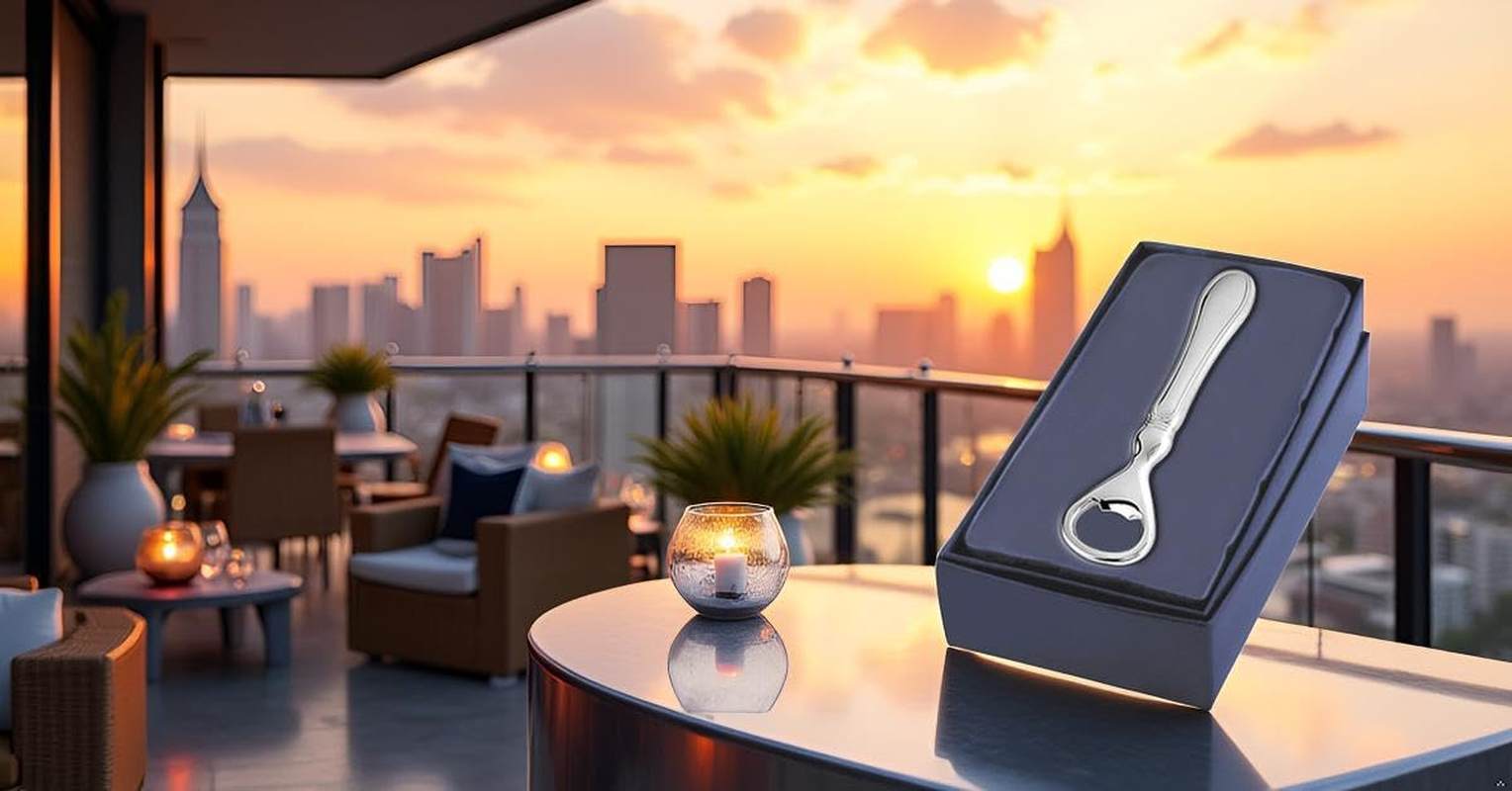 SILBERKANNE Bottle Opener Bottle Opener L 12 Cm Premium Silver Plated Elegant Silver-Plated in Top Workmanship image number 4