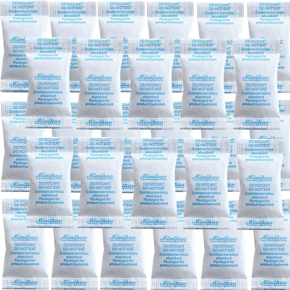 Silica Gel Packs - 200Pcs 1Gram Moisture Absorbers, Premium Transparent Desiccant for Storage, Silica Gel Desiccant Packets Food Safe for Moisture (200 Packs) image number 4