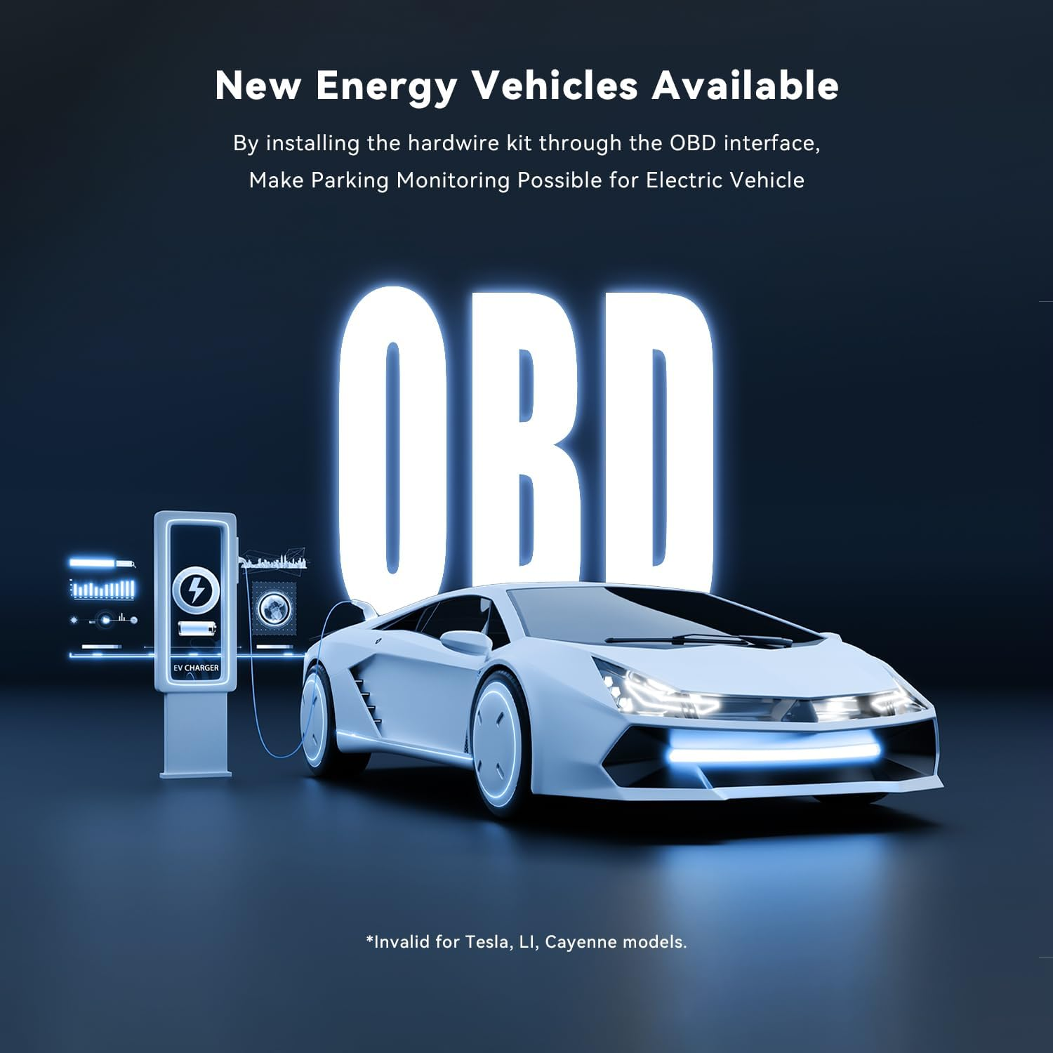 DDPAI Dash Cam Smart OBD Hardware Kit Compatible with Models N1 Dual, N3 Pro, N5 Dual and MINI5, Enable 24 Hours Parking Monitor, 12V/2A to 5V/2A, 3 Meters Long image number 4