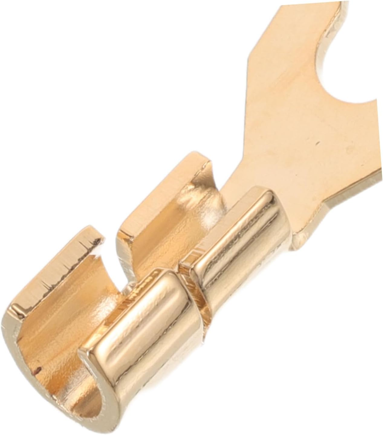 HEATSHAKING 2Pcs Hifi Y Spade Speaker Connectors Angled Banana Jack Plugs for Home Theater Studio Audio Wire Terminals image number 5