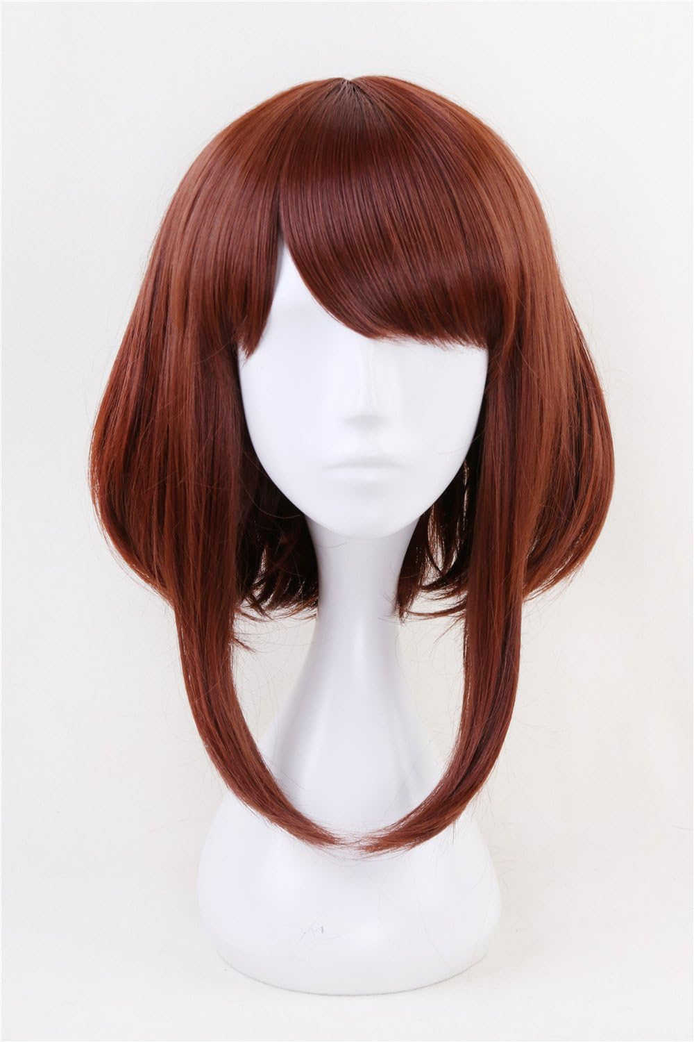 Xingwang Queen Anime Cosplay Wig Short Brown Bob Christmas Party Wigs with Free Cap image number 3