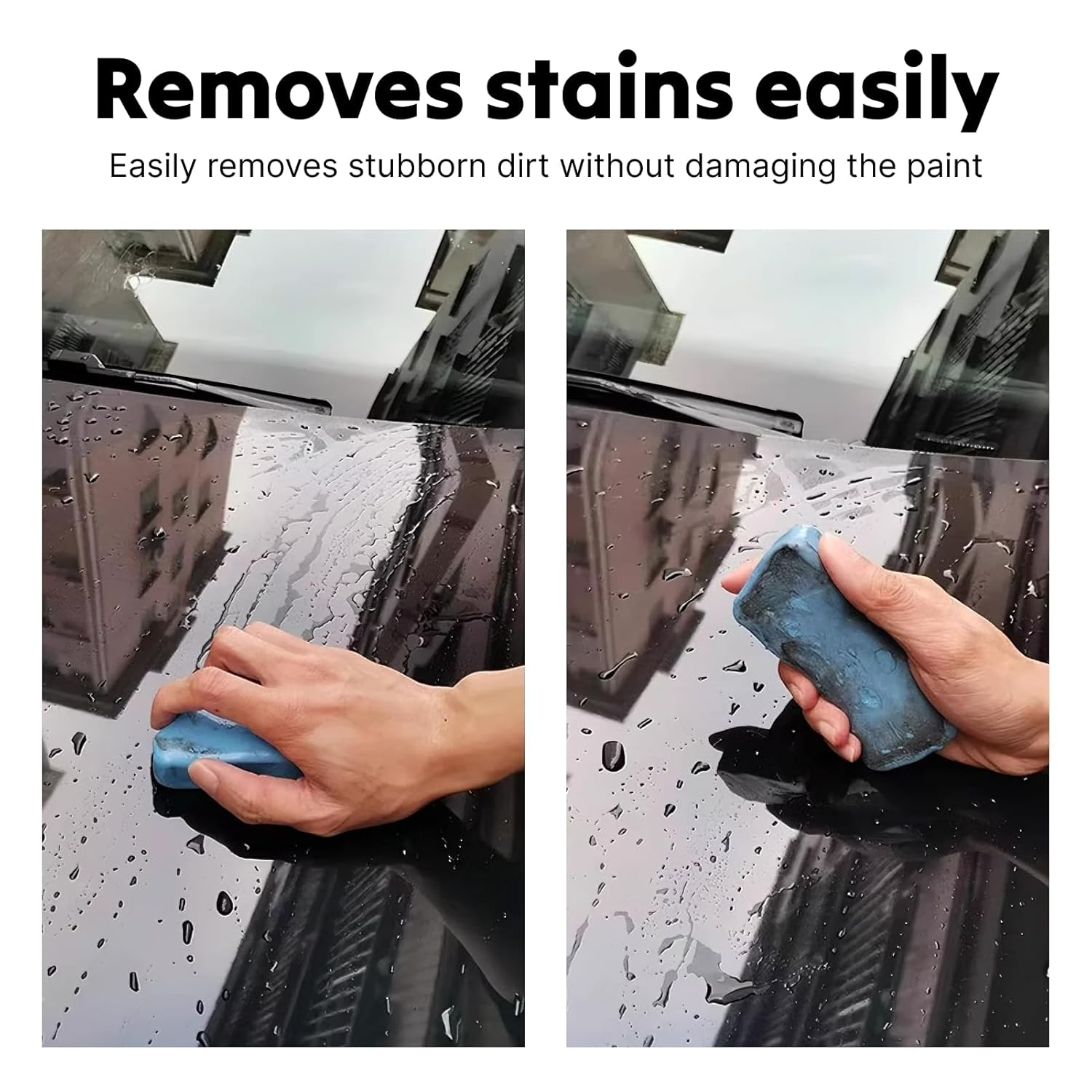 3 Pcs Smooth Surface Clay Bar Kit for Car Detailing of Cost-Effective Automotive Detailing Clay Bars for Paint, Glass, Chrome, and Fiberglass, 150G for Professional Results image number 4