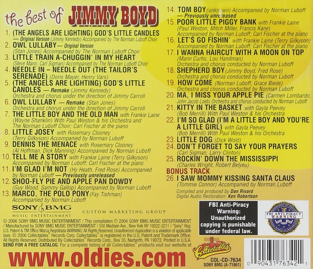 Best of Jimmy Boyd
