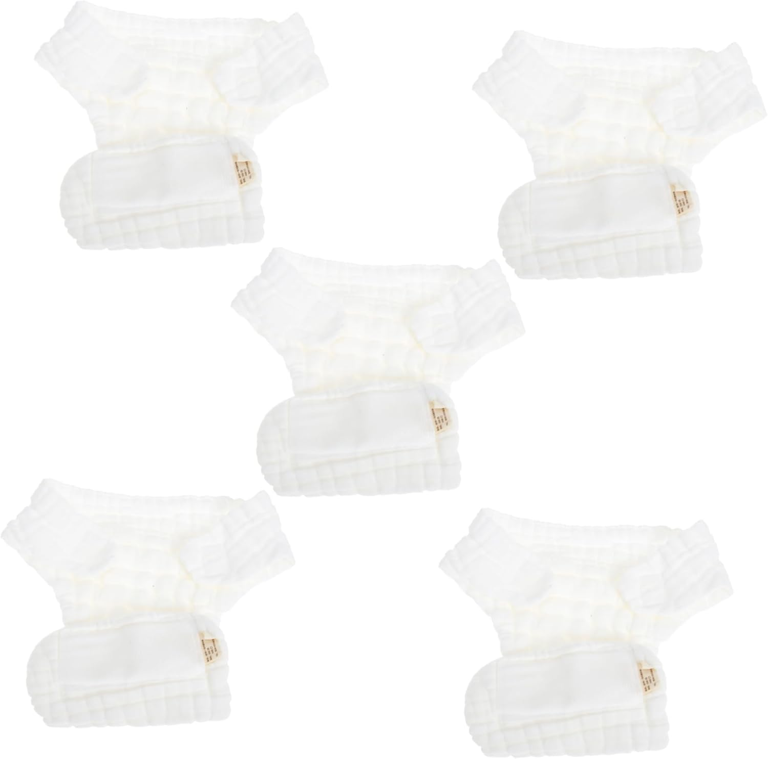 5Pcs Washable Diaper Pants Newborn Cloth Diapers Reusable Nappy Pants for Months Essentials image number 5