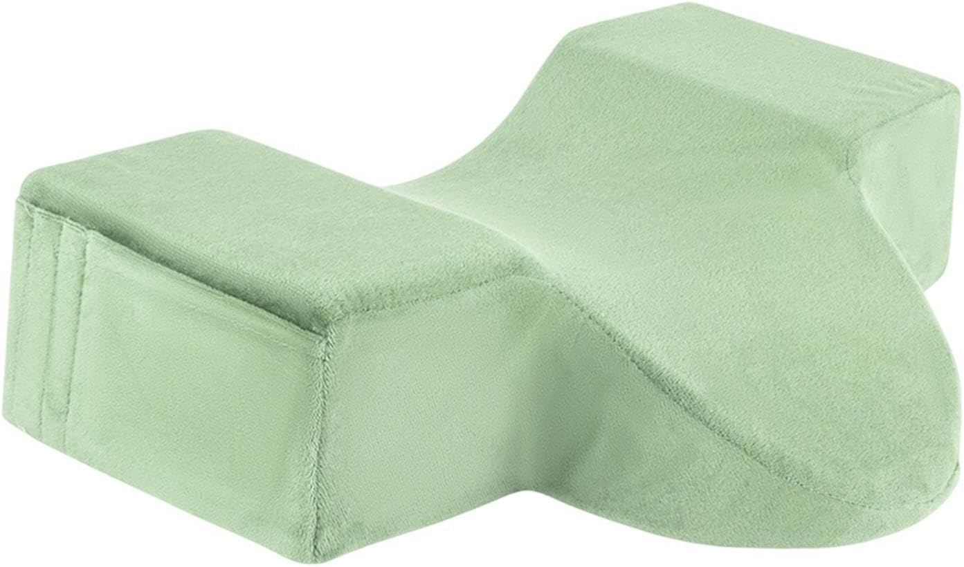 Kokiya U Shape Eyelash Extension Pillow Ergonomic Neck Pillow Makeup Grafting Eyelash Groove Cushion for Eyebrow Trimming Home, Green image number 3