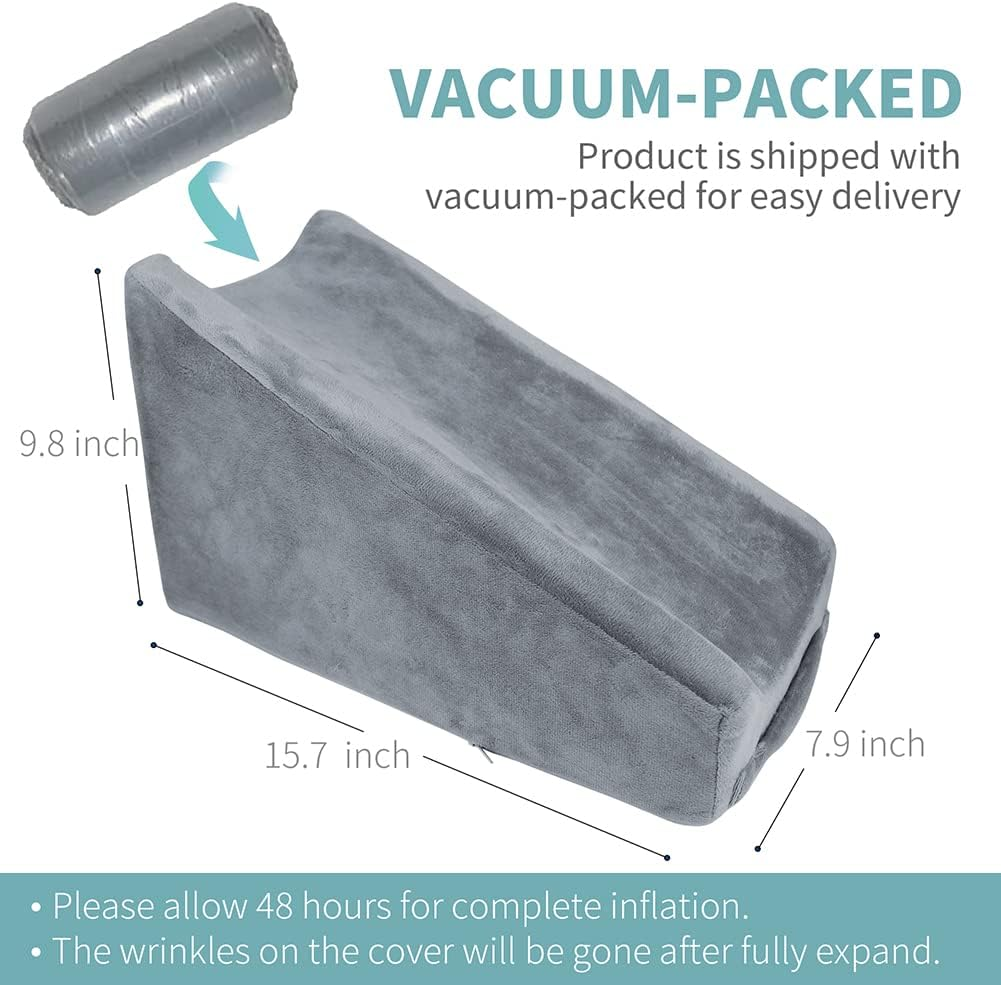 Arm Support, Arm Rest Shoulder Surgery Elevator Wedge for Post Surgery Sleeping Elbow Pillow Recovery for Broken Arm Therapy Wedge Foam