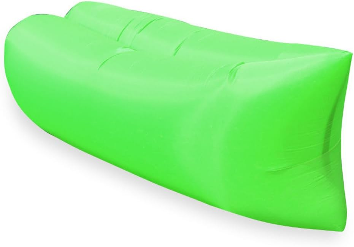 AIMALL Outdoor Inflatable Air Sofa Bed, 55X29.5 Inches Single Person Lazy Sofa for Camping, Beach, and Pool Lounger with Anti-Leak Double Air Chambers and Durable Oxford Fabric