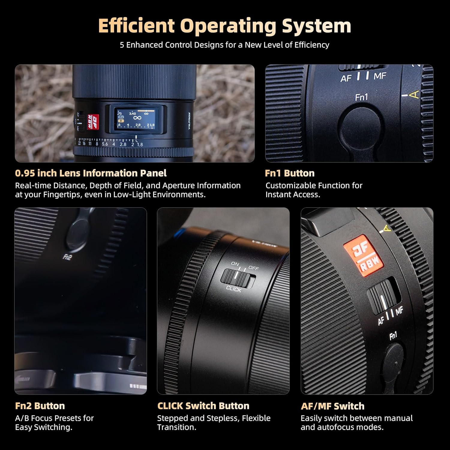 Viltrox AF 16Mm F1.8 Z, Pro Level, Wide Angle, Autofocus, Digital Full Frame DF Camera Lens, with LCD Screen Customizable Button AF/MF Switch for Nikon Z Mount Camera Zfc Z50 Z5 Z6 Z7 Z8 Z9 Z7 Mark II image number 1