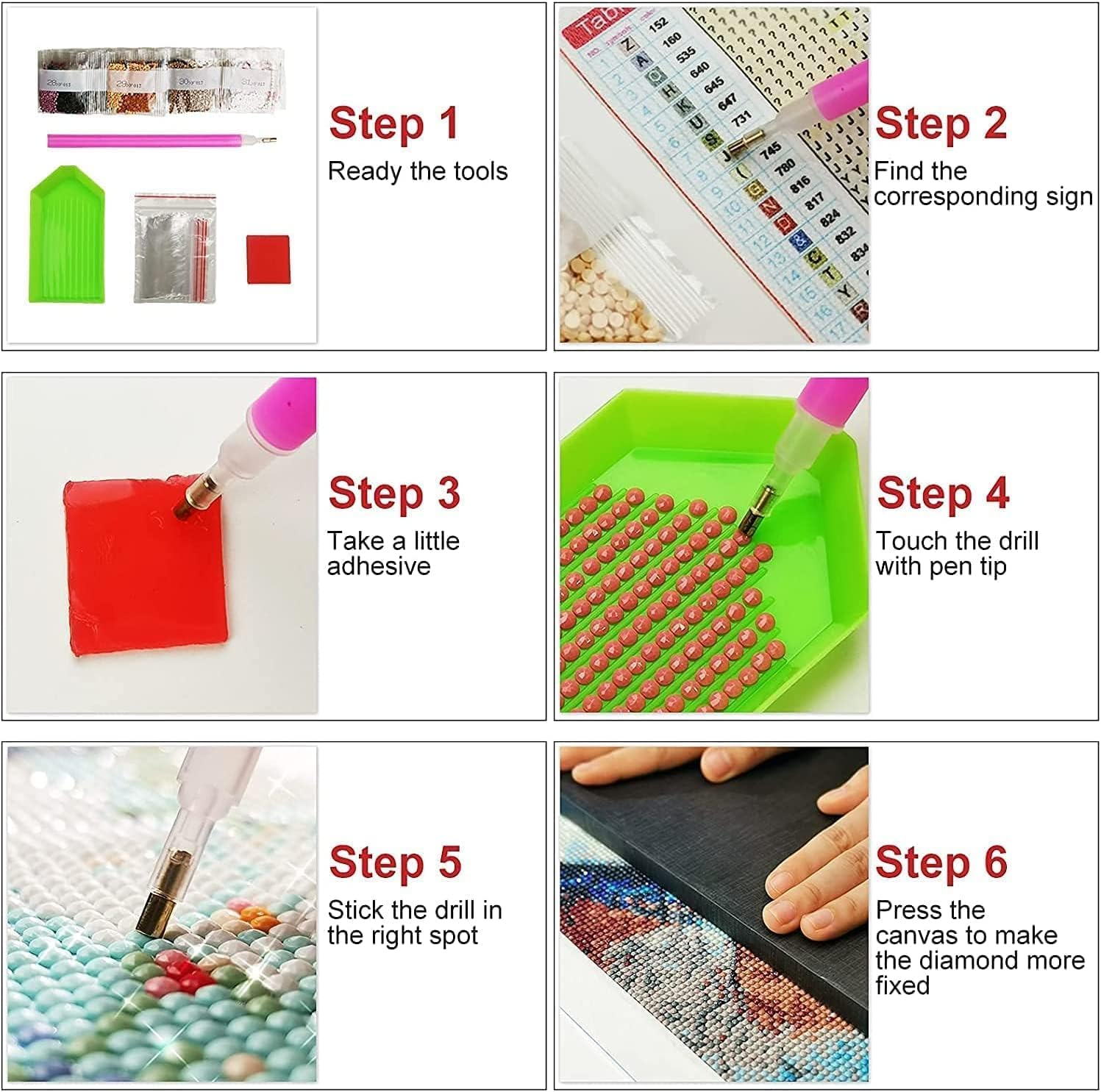 DIY Diamond Painting Art Kit for Adults, 5D Diamond Painting Kits, Diamond Painting Kit, Diamond Art - Flowers and Black Cats, Cat Diamond Painting,Home Wall Decoration [11.8X15.7 Inches] image number 2