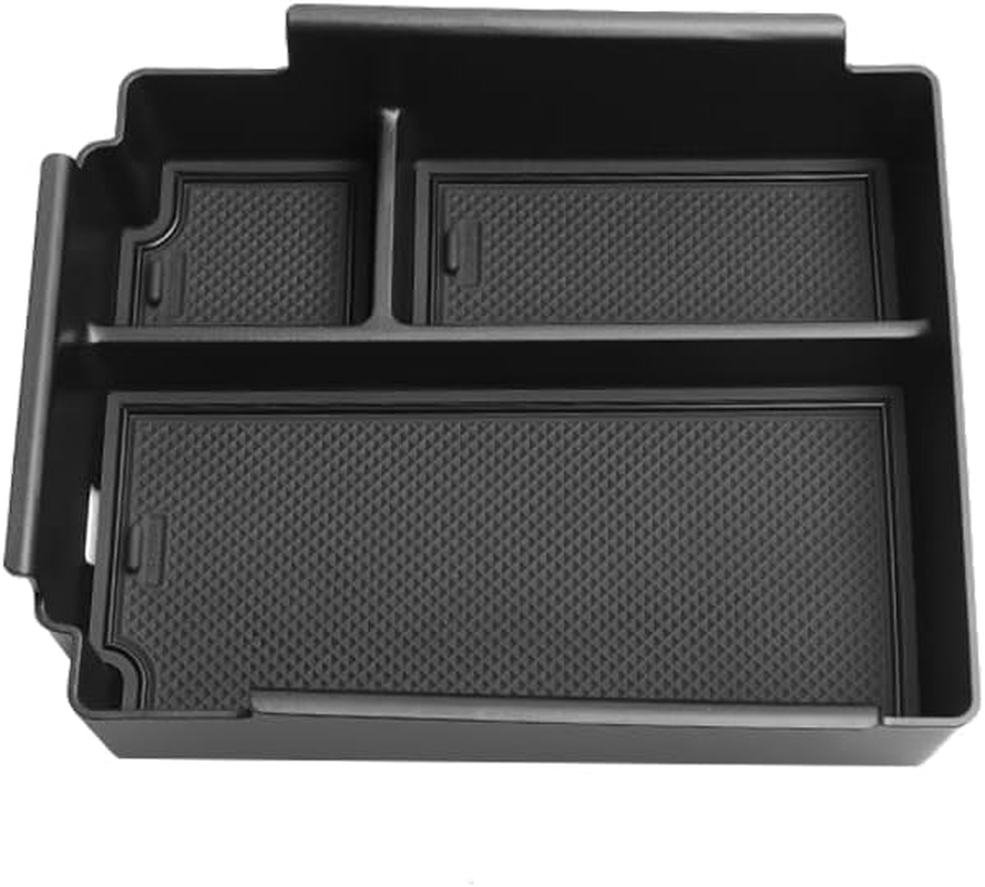 Compatible Center Console Storage Tray, Internal Armrest Storage Box and Plugin for 2024 BYD Pickup Shark 6 image number 2