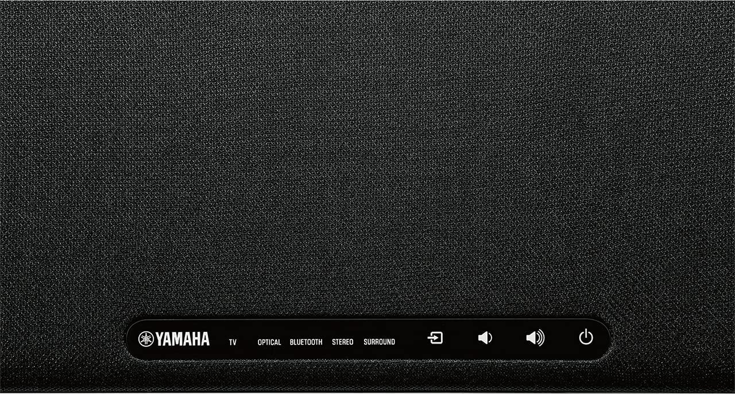 Yamaha SR-B20A Sound Bar with Built-In Dual Subwoofer, DTS Virtual:X and Bluetooth Streaming, Black image number 4