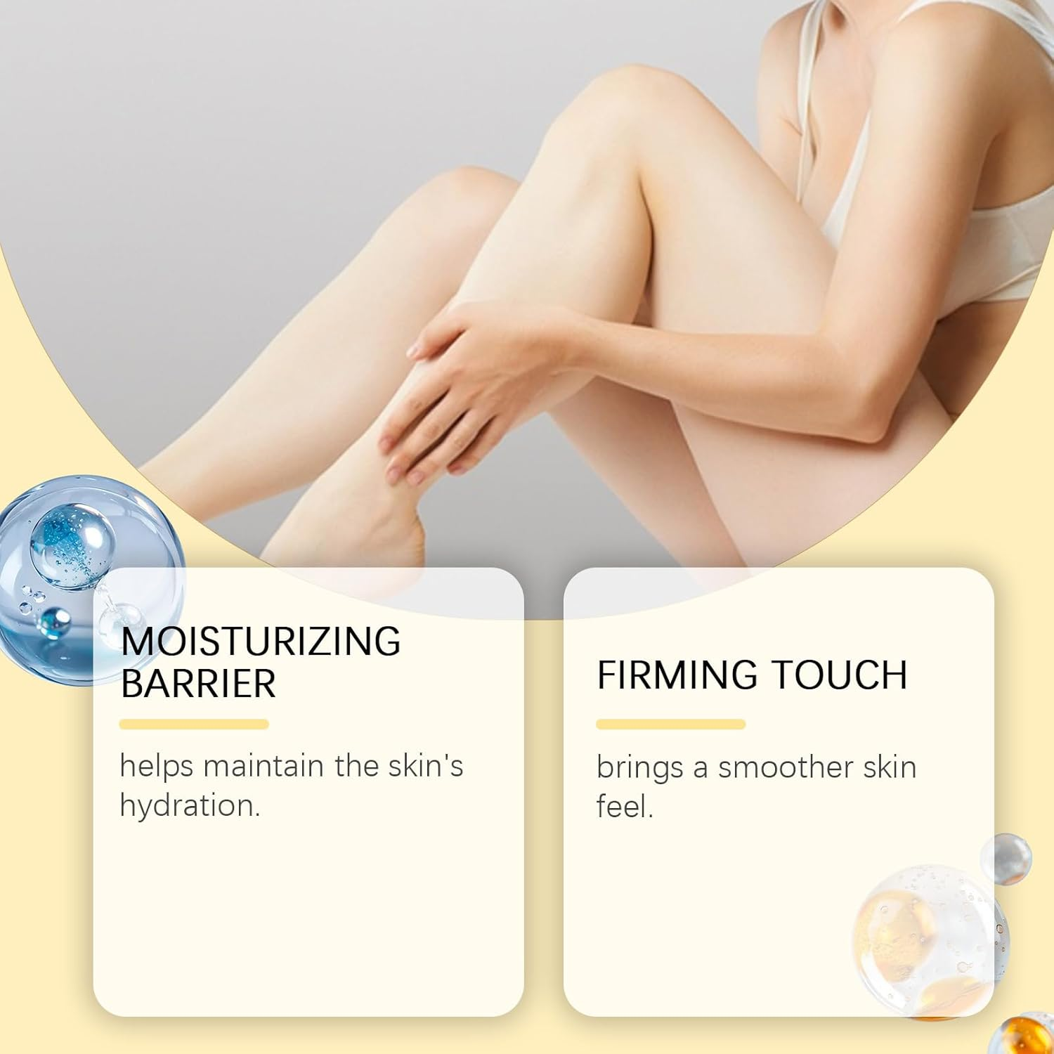 Firming and Lifting Body Creme, Vanilla Firming Body Lotion, Containing Luxurious Lifting and Firmings Complex and Pink Pepper Extract ，Nourishes Dry Skin on Skin Visibly Firmer (4Pcs) - 2Pcs image number 2