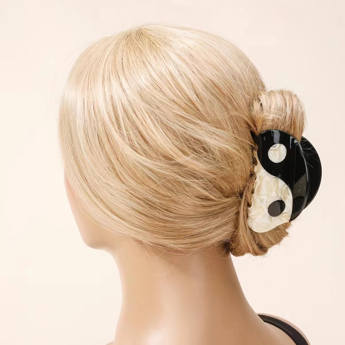 Yin Yang Hair Accessories Hair Clips for Girlfriend Punk Goth Vintage Hairpins Hair Embellishments Aesthetic Presents-Large Clips and Barrettes, Decorations image number 5