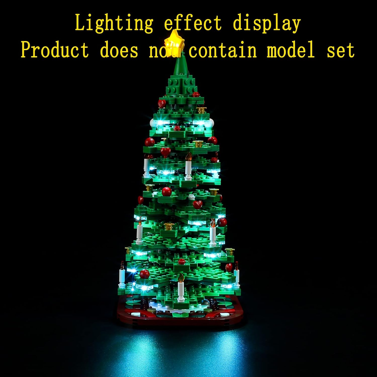 GEAMENT LED Light Kit Compatible with  Christmas Tree - Lighting Set for  40573 Building Model ( Set Not Included) image number 6