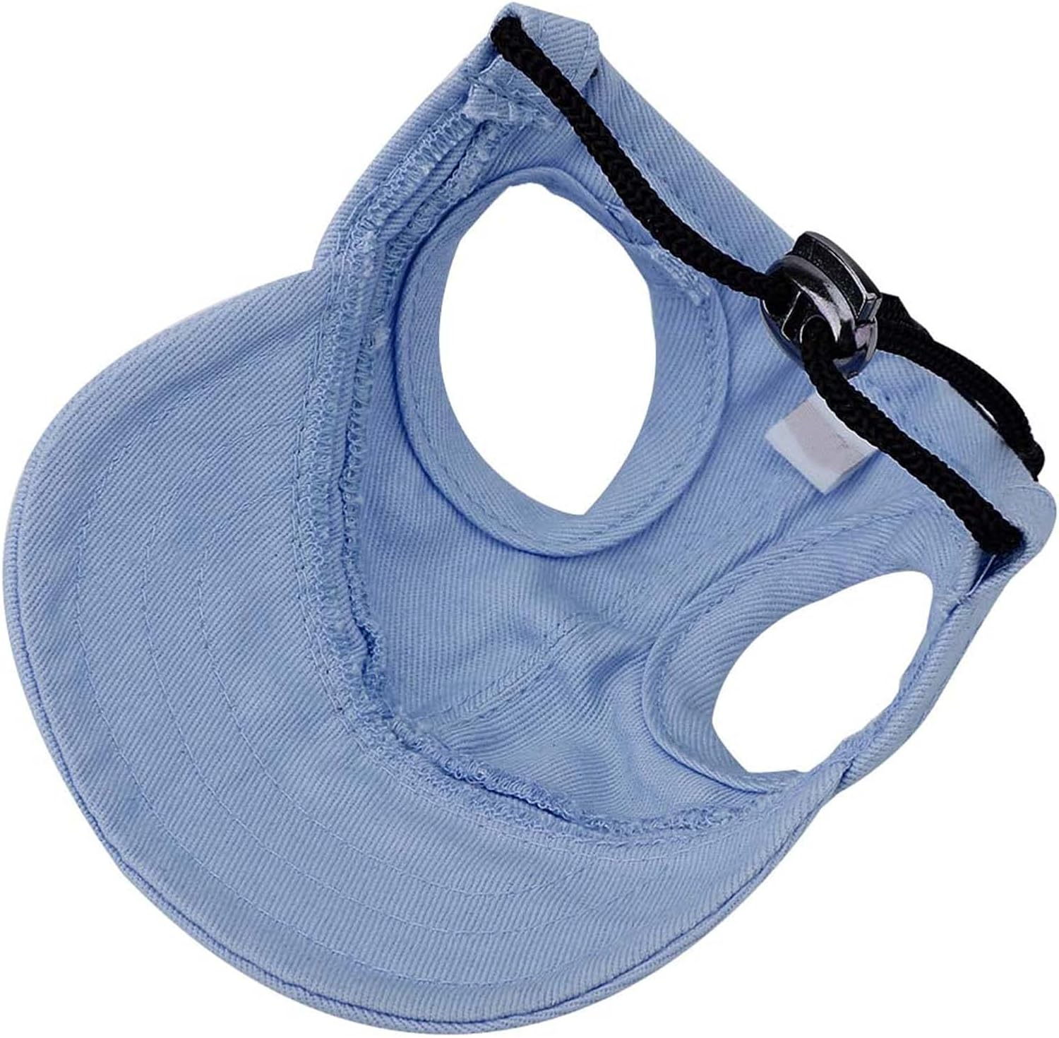 Pet Baseball Cap, Pet Outer Cap, Summer Dog Baseball Cap, Pet Dog Cat Baseball Outer Cap, Sunbonnet, Adjustable Stripes, Summer Travel Sports Hat (Pet Hat Blue) image number 6