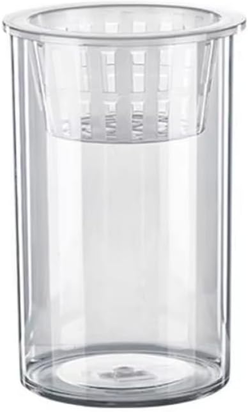 AIMALL 1-Pack High-Definition Hydroponic Vases for Aquatic Plants and Fish &ndash; Durable PET Transparent Cylindrical Containers, Includes Hydroponic Baskets, Multi-Sized Set (7.87In, 9.84In, 11.81In) image number 3