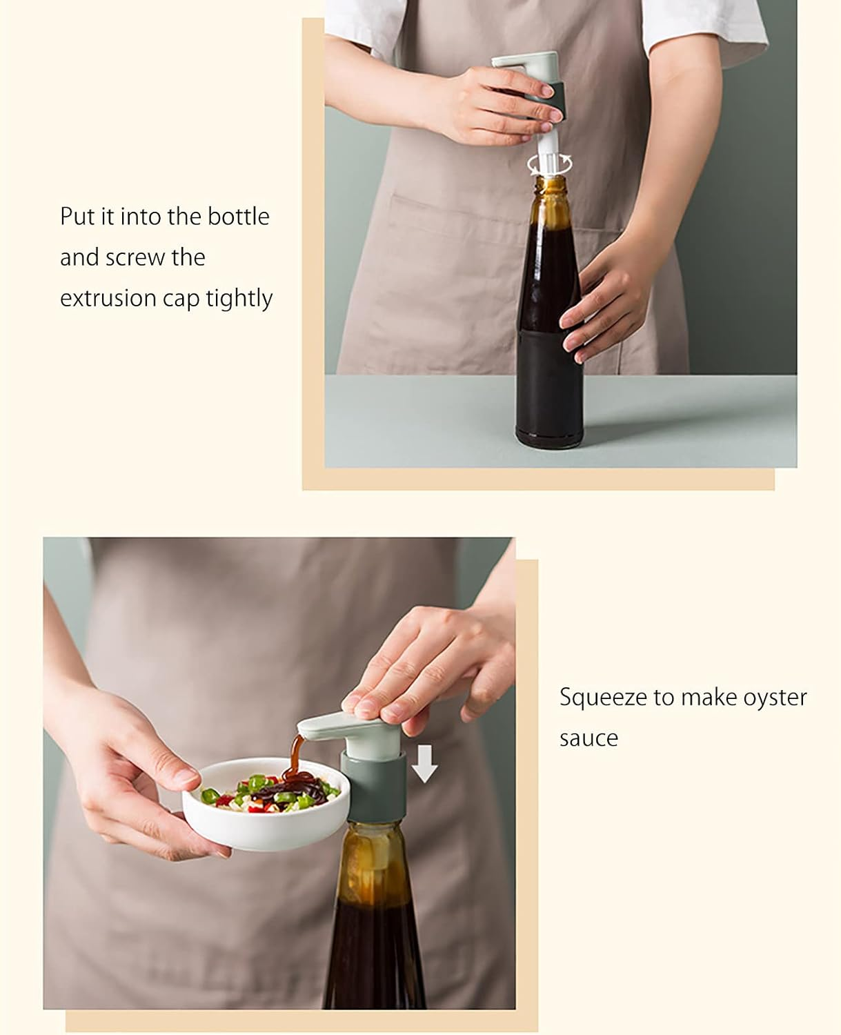 Beauty Liquid Shampoo Salon Top Pump Locking Dispenser Ideal for Shampoo Bottles 1 Pump Head 2 Pipe Extruders Green - Blue image number 5