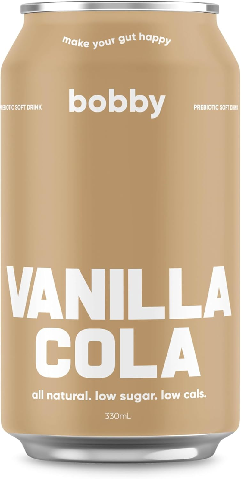 Bobby Vanilla Cola Flavoured Prebiotic Soft Drink 12 Pack of 330 Ml image number 1