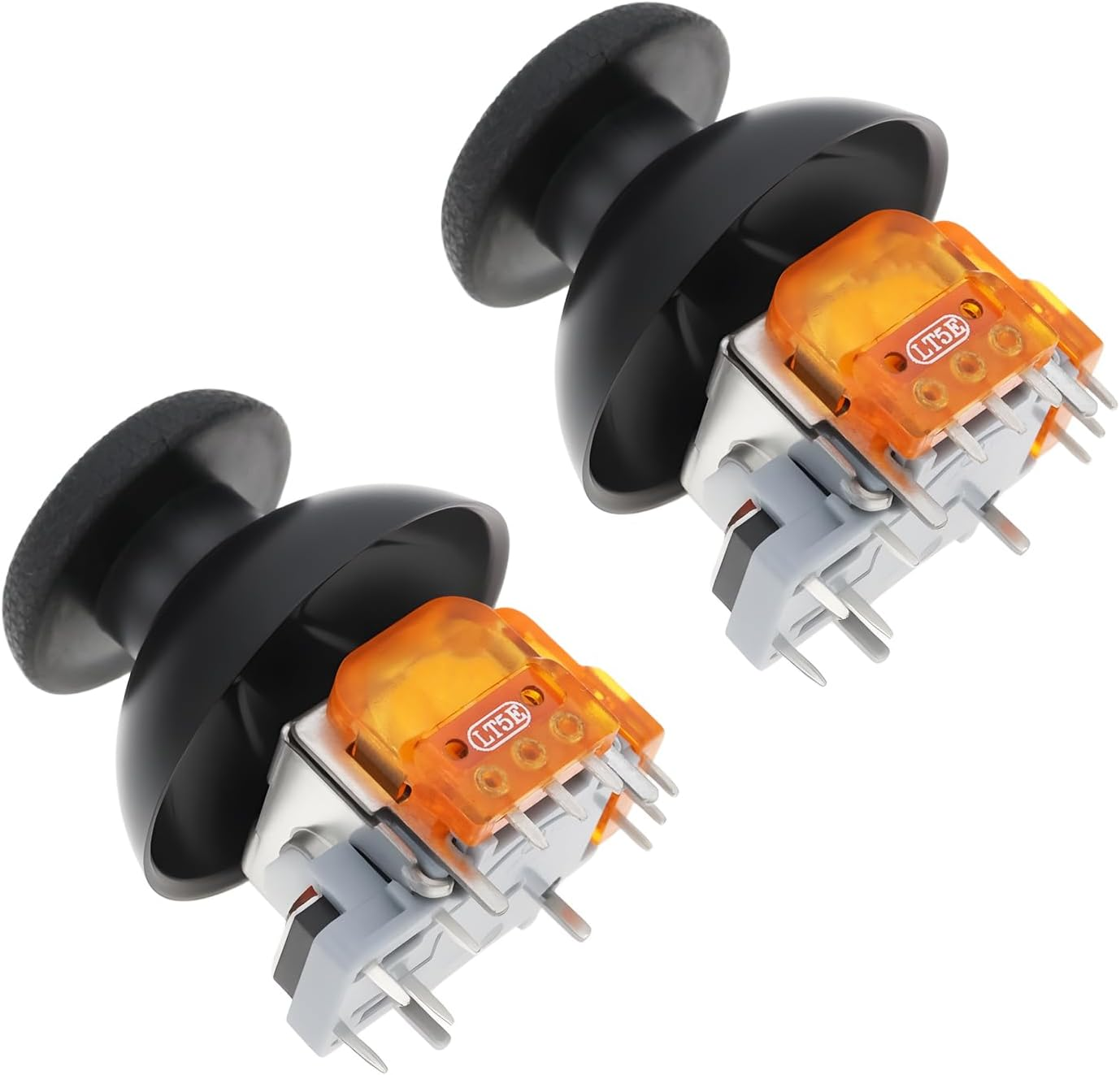 Emagtech 2Pcs TMR Hall Effect Joystick & Thumbsticks Caps Compatible with PS5 Controller