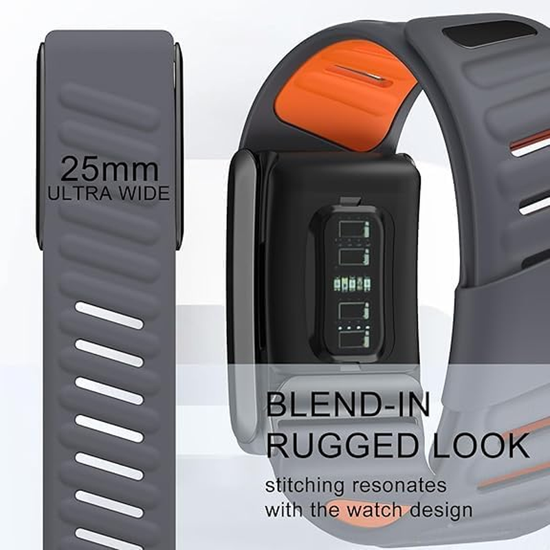 Silicone Band for Whoop 5.0, Replacement Wristband for Whoop Band 5.0 - Comfort Adjustable Silicone Band, Durable Waterproof Sport Strap, Secure Fit for Fitness & Workouts image number 3